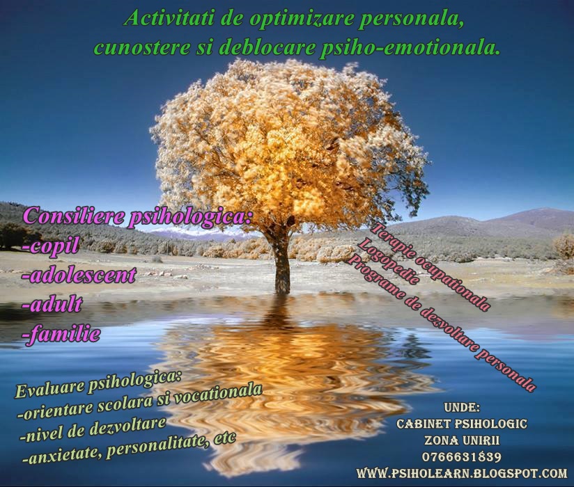 consiliere psihologica